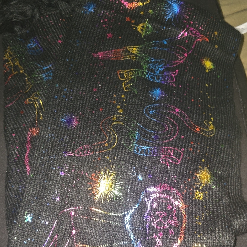Warner Bros. Black Harry Potter Scarf